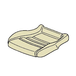 MITA S2000 Bottom Cushion (Reproduction)