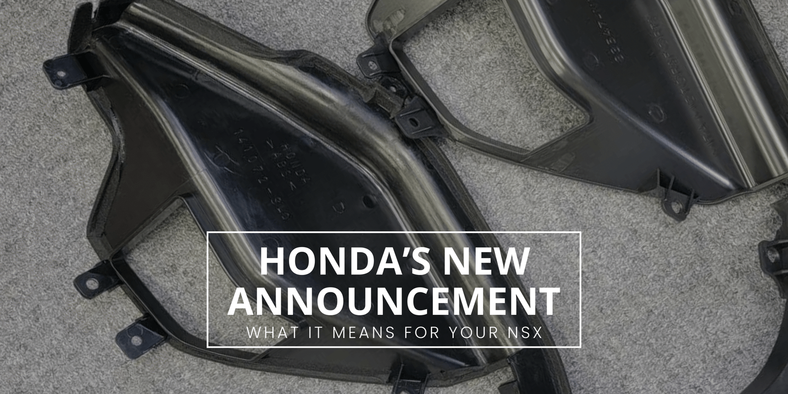 Honda’s New Announcement – What It Means for Classic NSX Owners